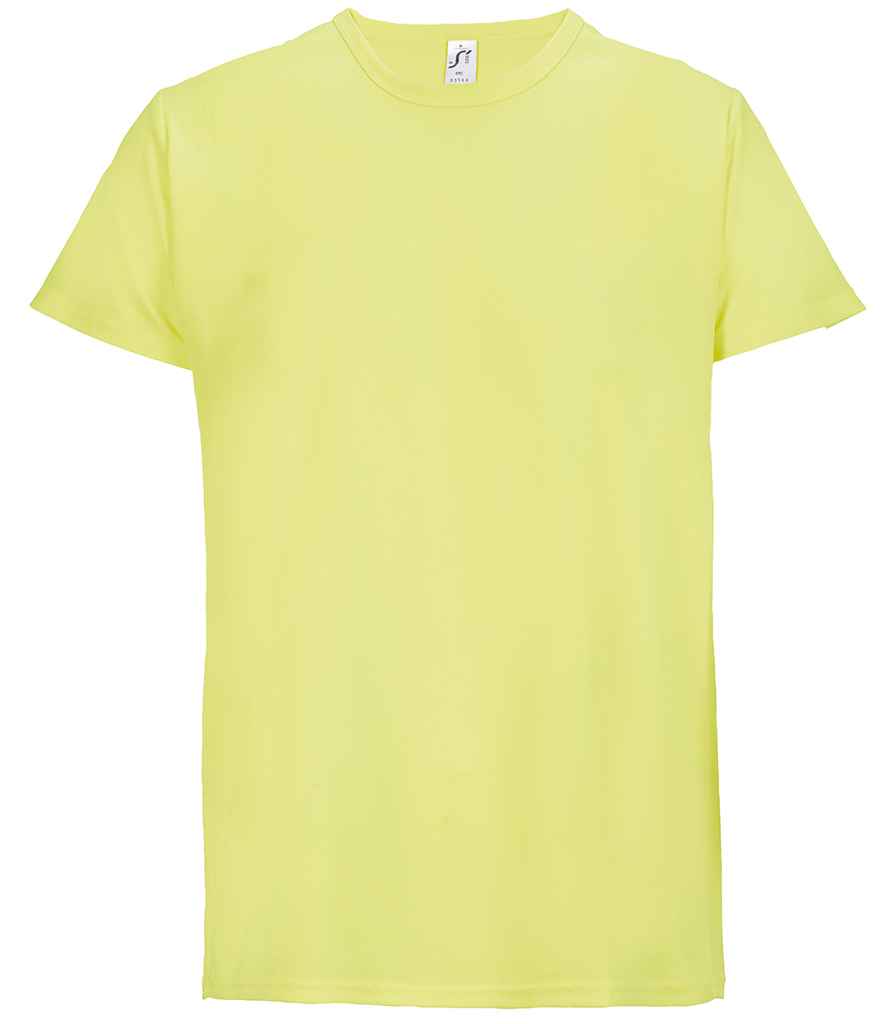 [02995 NYL XXS] SOL'S Unisex Sprint T-Shirt (XXS, Neon Yellow)