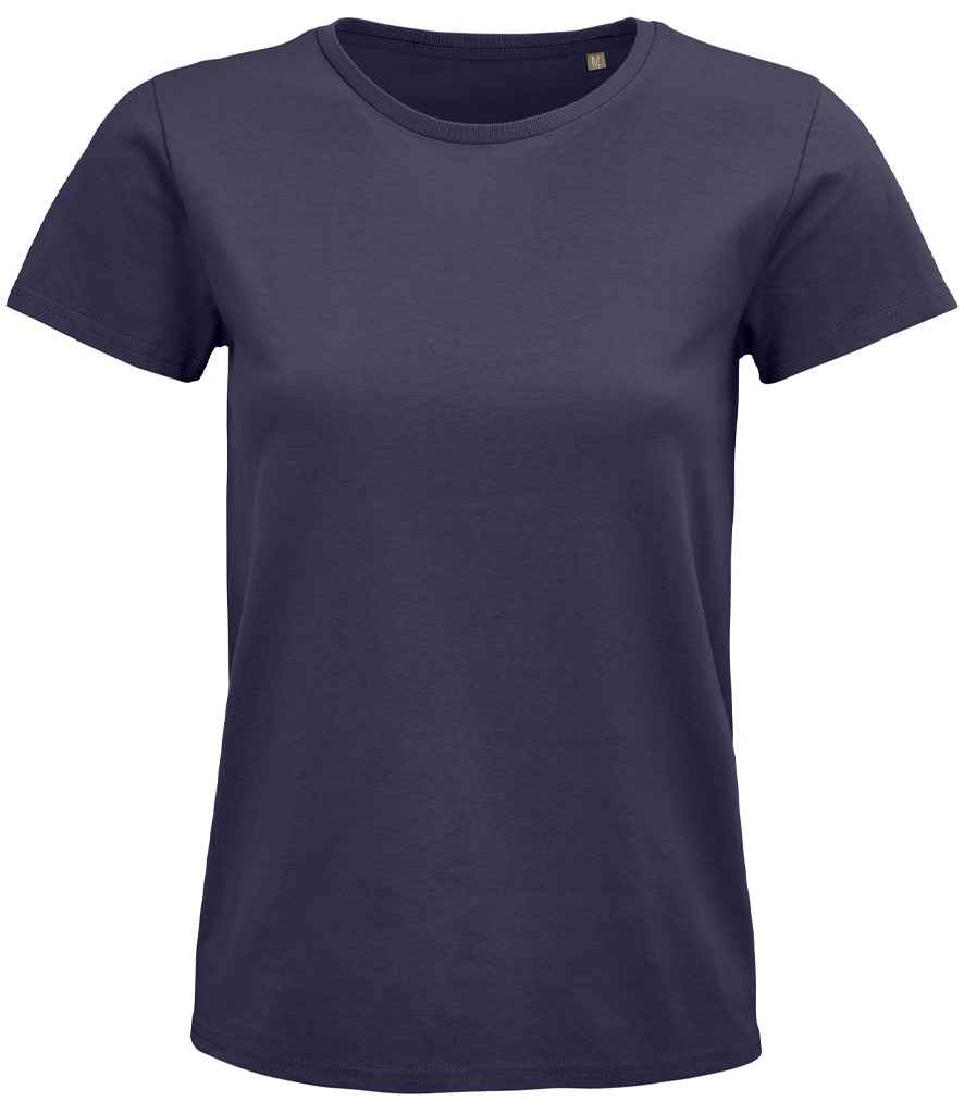 [03579 MGY S] SOL'S Ladies Pioneer Organic T-Shirt (S, Mouse Grey)