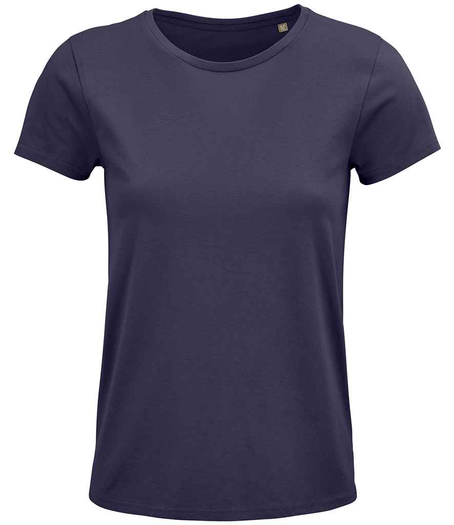 [03581 MGY S] SOL'S Ladies Crusader Organic T-Shirt (S, Mouse Grey)