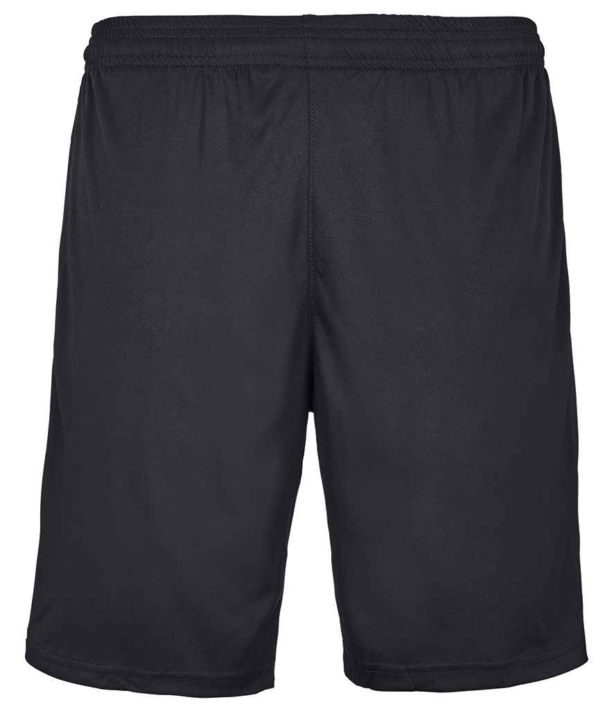 [04774 BLK XS] SOL'S Unisex Thunder Sport Shorts (XS, Black)