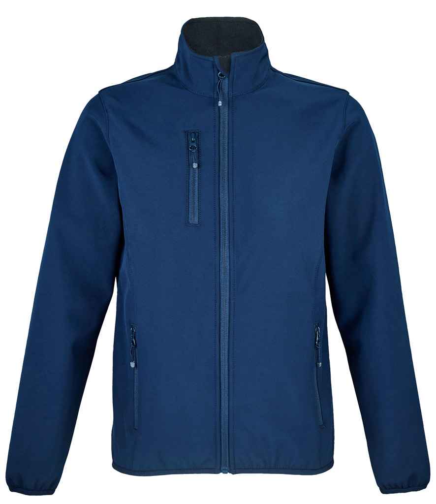 [03828 AYB S] SOL'S Ladies Falcon Recycled Soft Shell Jacket (S, Abyss Blue)