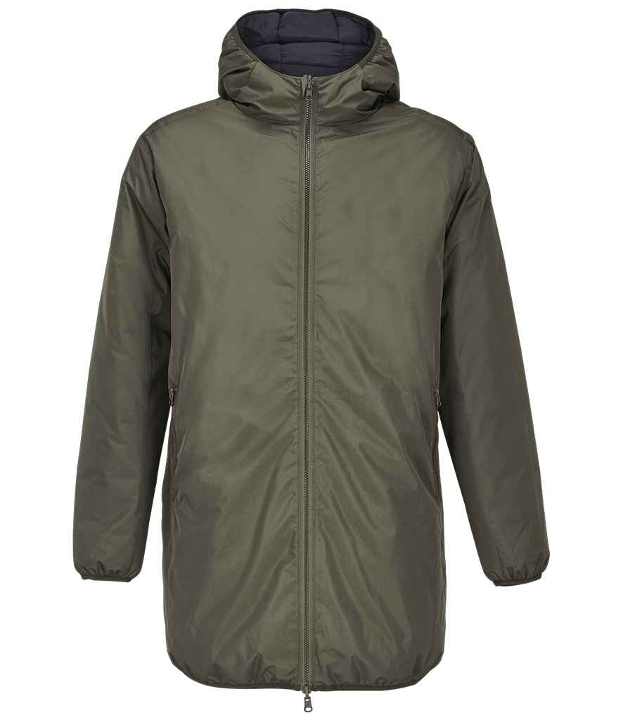 [04815 ARM XS] SOL'S Unisex Reverse Parka Jacket (XS, Army)