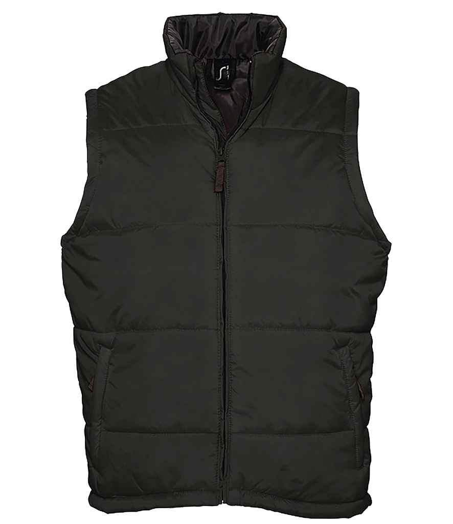 [44002 BLK S] SOL'S Unisex Warm Bodywarmer (S, Black)