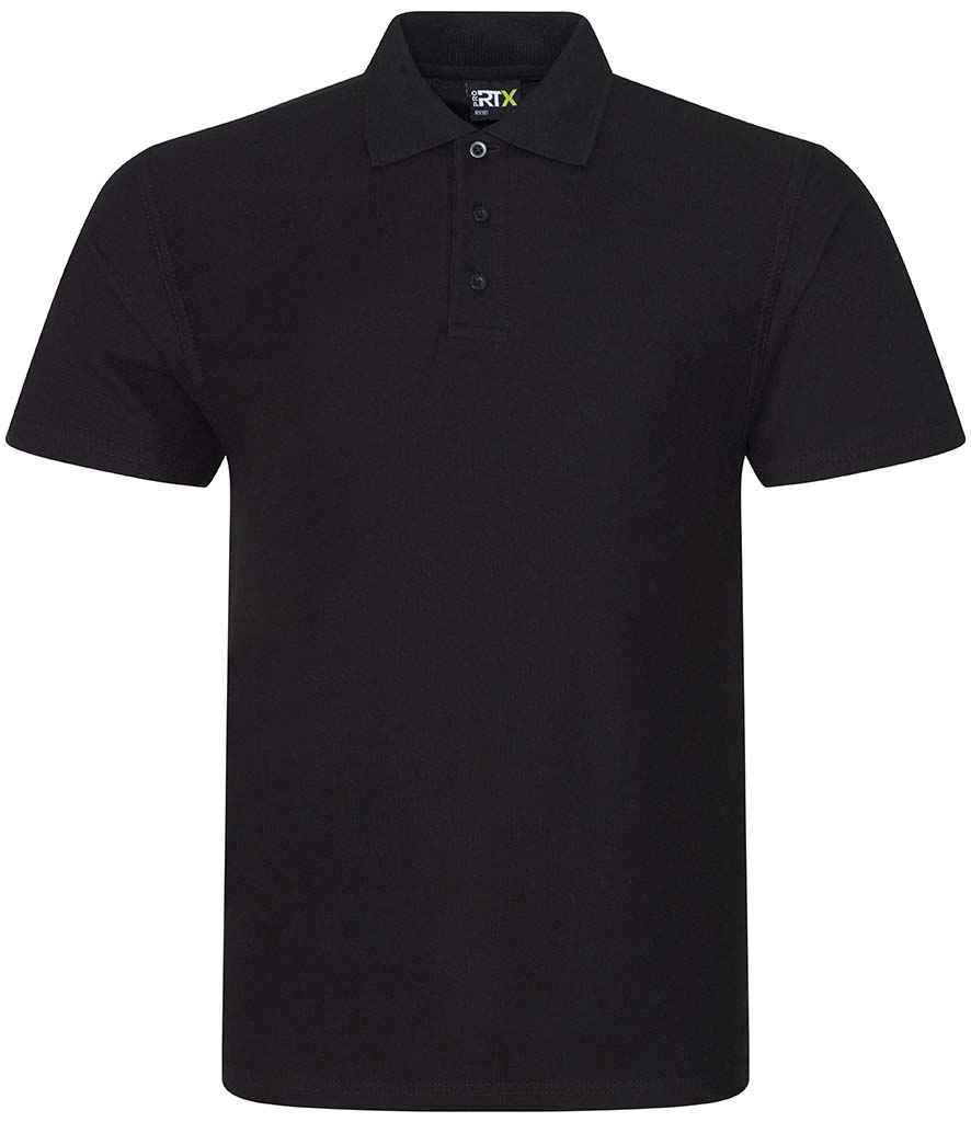 [RX101 BLK XS] Pro RTX Pro Pique Polo Shirt (Black, XS)