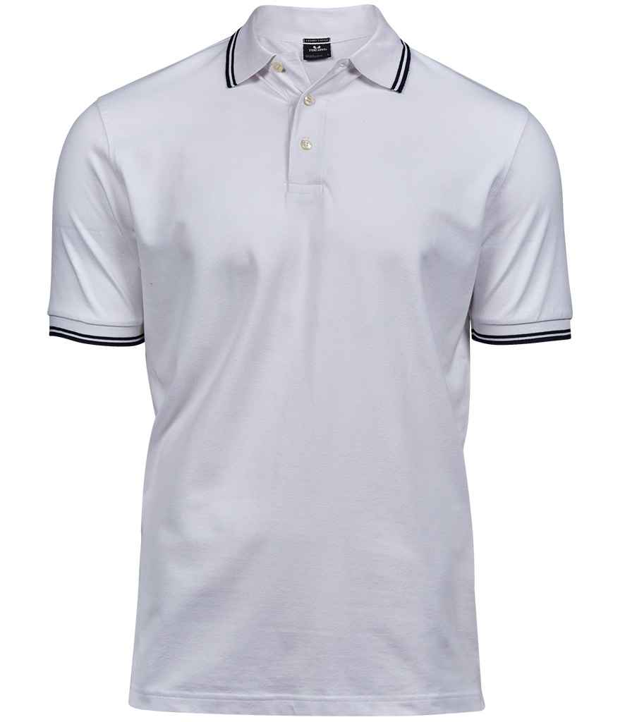 Tee Jays Luxury Stretch Tipped Polo Shirt