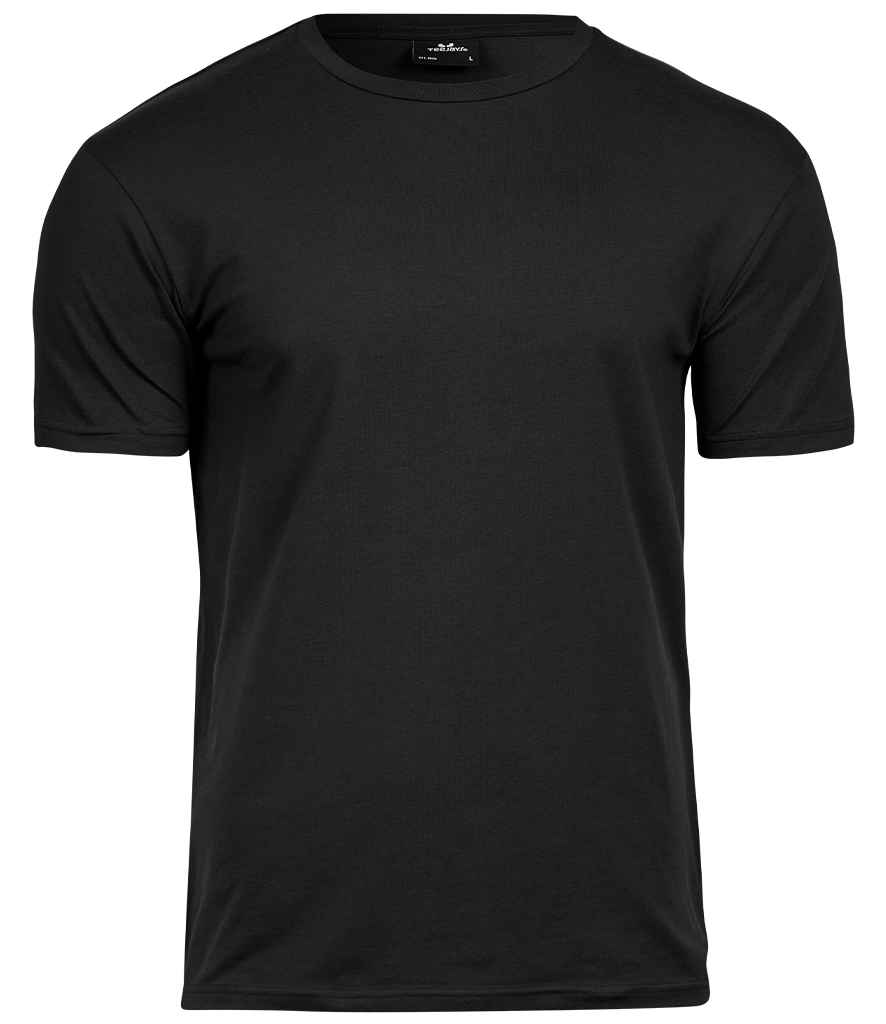 [T400 BLK S] Tee Jays Stretch T-Shirt (S, Black)