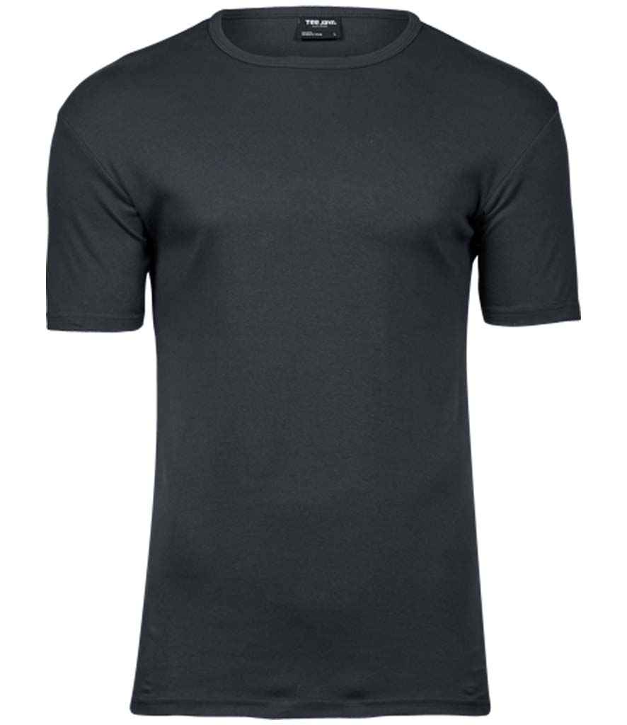 [T520 DGY S] Tee Jays Interlock T-Shirt (S, Dark Grey)