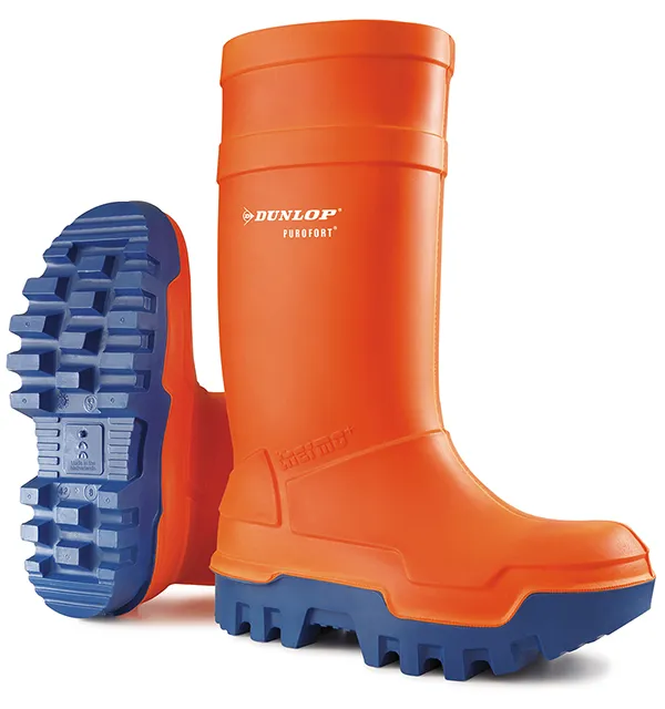 Dunlop Purofort Thermo-Plus Safety Wellington Boots Orange (6)