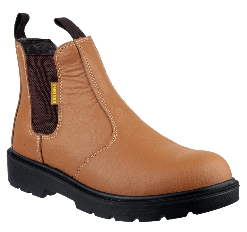 Tan Dealer Safety Boots
