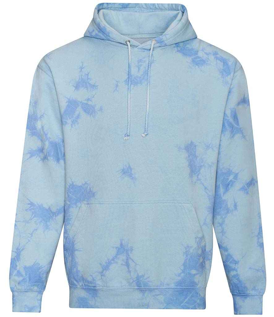 [JH022 BCD XS] AWDis Tie-Dye Hoodie (Blue Cloud, XS)