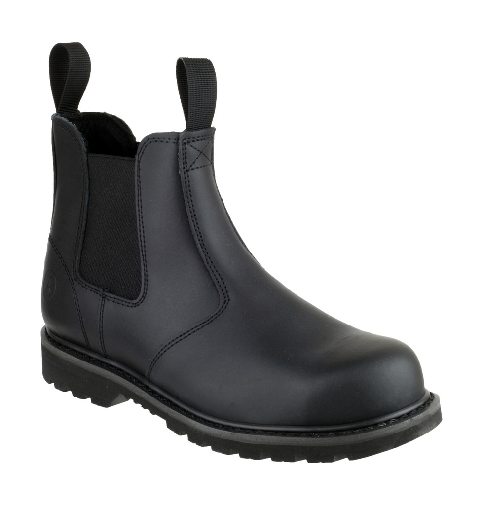 Black Welted Dealer Safety Boots (4)
