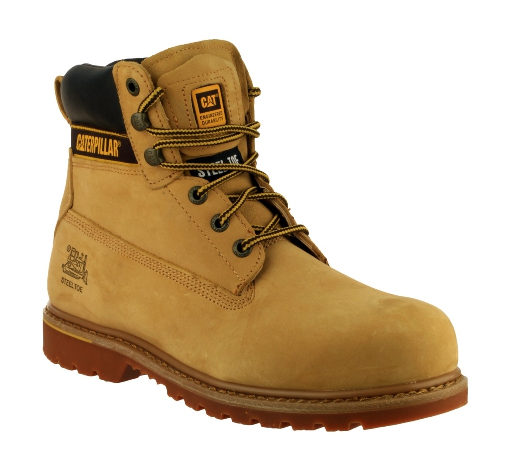 Caterpillar Holton Safety Boots in Honey (6)