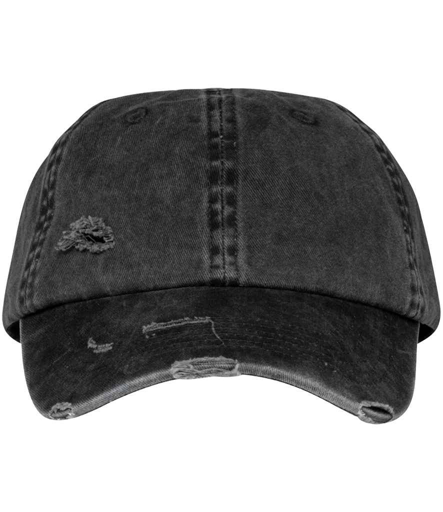 [NS026 WBK ONE] Native Spirit Washed Destroy Cap (Washed Black)