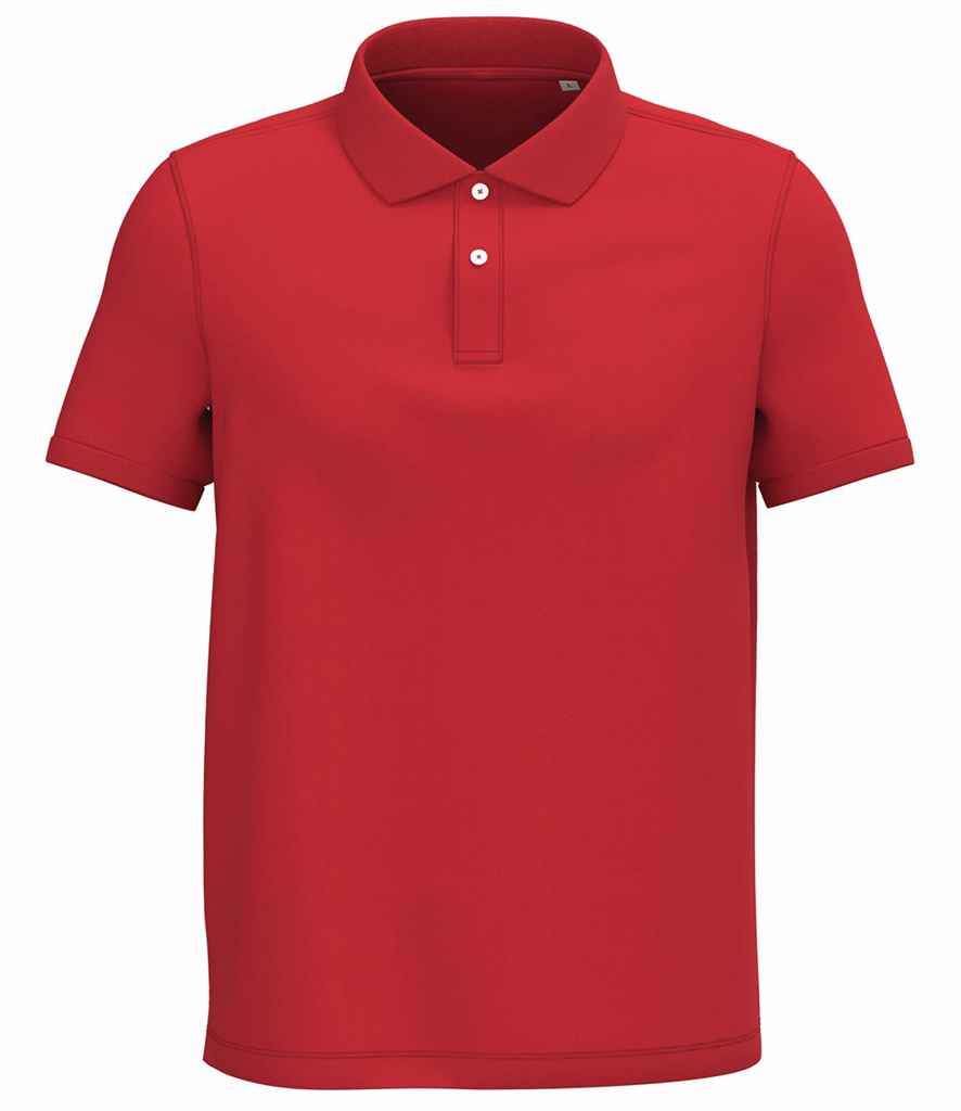 [NS207 POP S] Native Spirit Piqué Polo Shirt (S, Poppy Red)