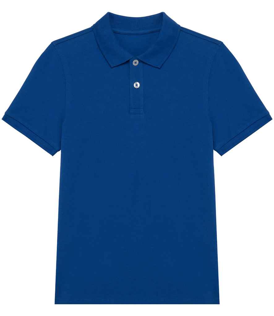 [NS209 SEB 4-6] Native Spirit Kids Piqué Polo Shirt (4-6, Sea Blue)