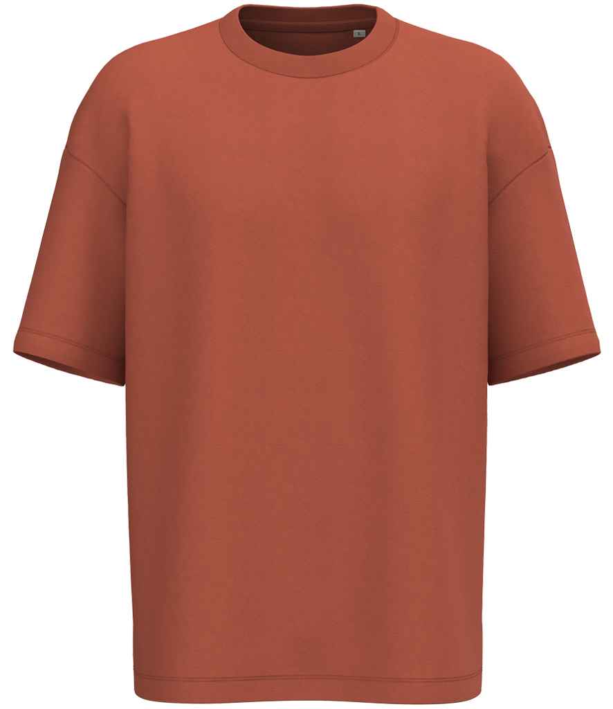 [NS308 BBK XS] Native Spirit Unisex French Terry T-Shirt (XS, Burnt Brick)