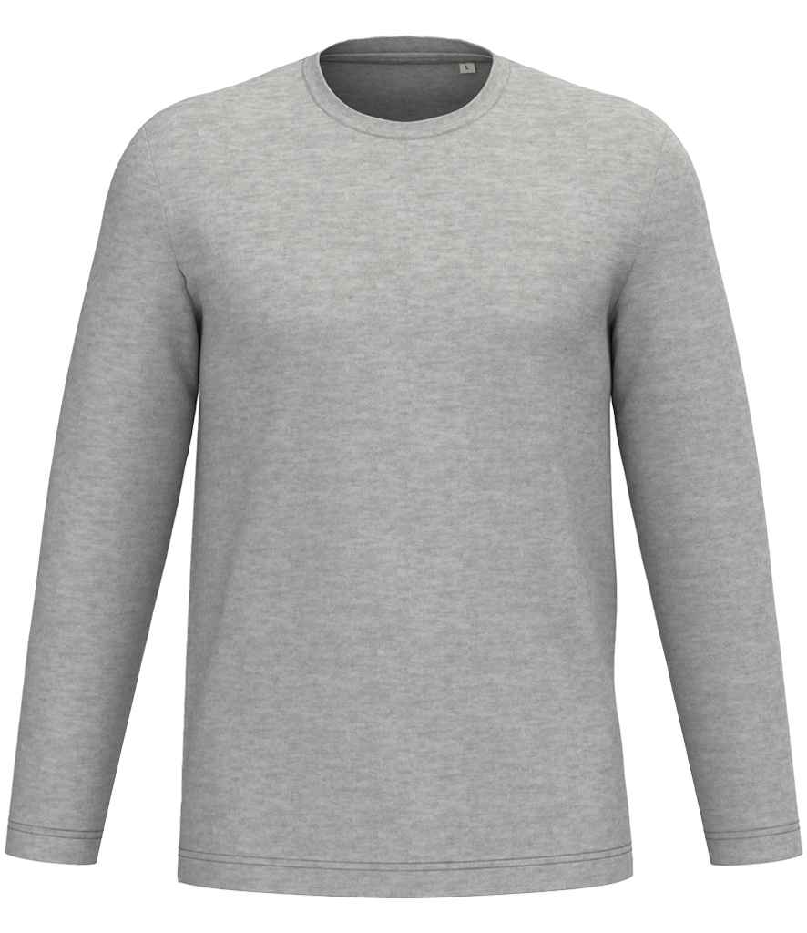 [NS347 MGH XS] Native Spirit Unisex Long Sleeve T-Shirt (XS, Moon Grey Heather)