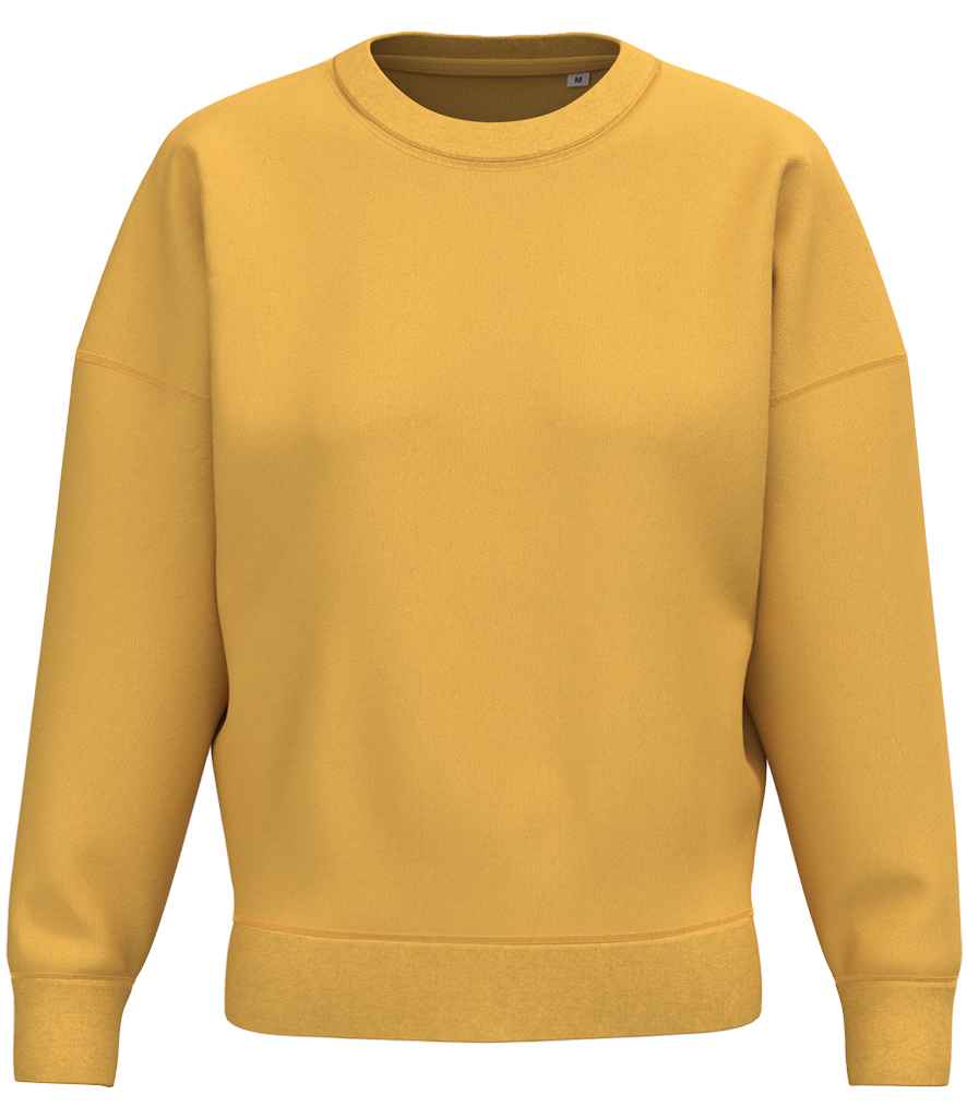 [NS439 SNY XS] Native Spirit Ladies Crew Neck Sweatshirt (XS, Sun Yellow)