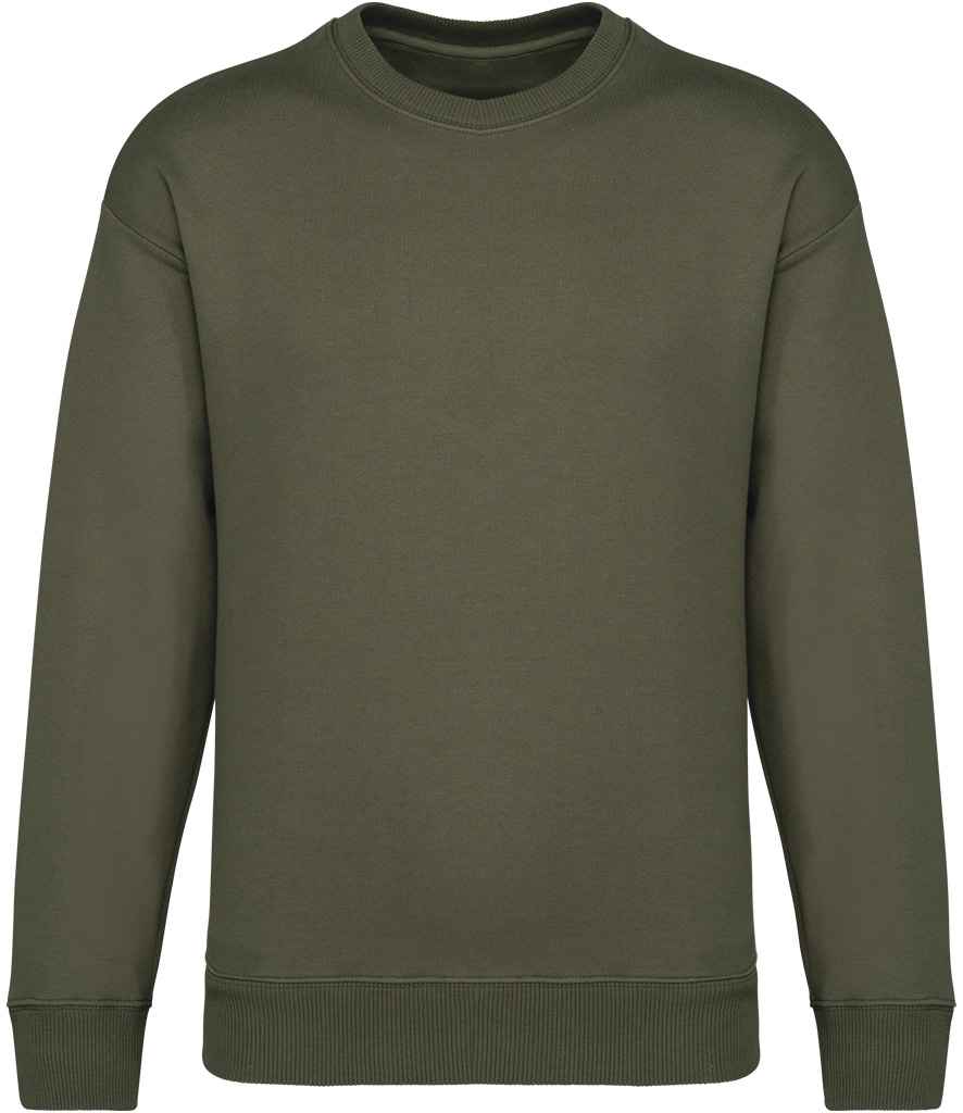 [NS440 ORK XXS] Native Spirit Unisex Oversized Sweatshirt (XXS, Organic Khaki)