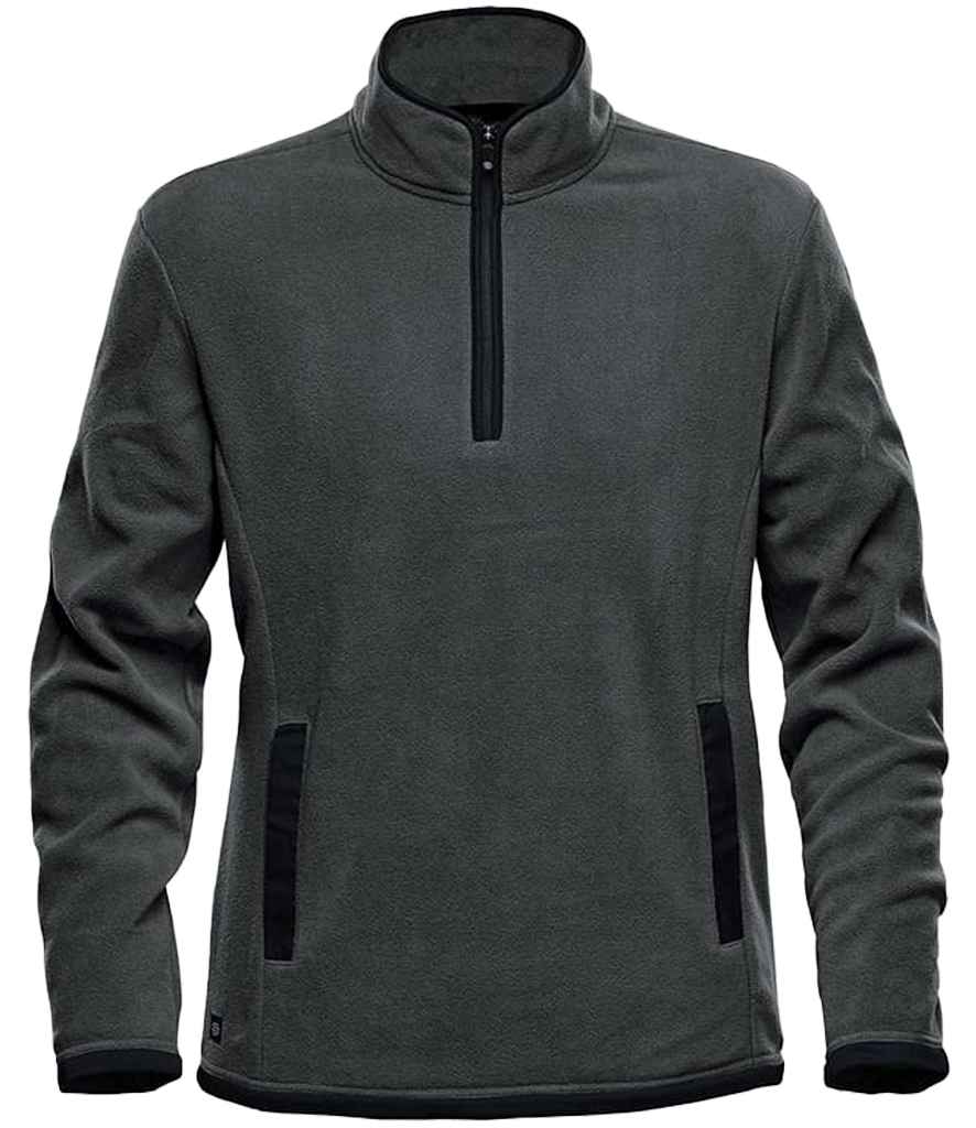 [FPL1 GP/BK S] Stormtech Shasta Tech 1/4 Zip Fleece (S, Graphite Grey/Black)
