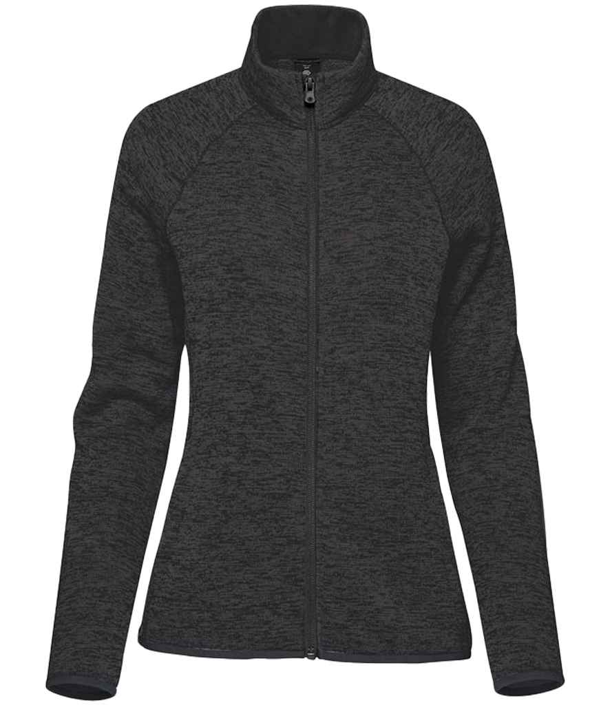 [FPX1W BKH XS] Stormtech Ladies Yosemite Full Zip Fleece Jacket (XS, Black Heather)