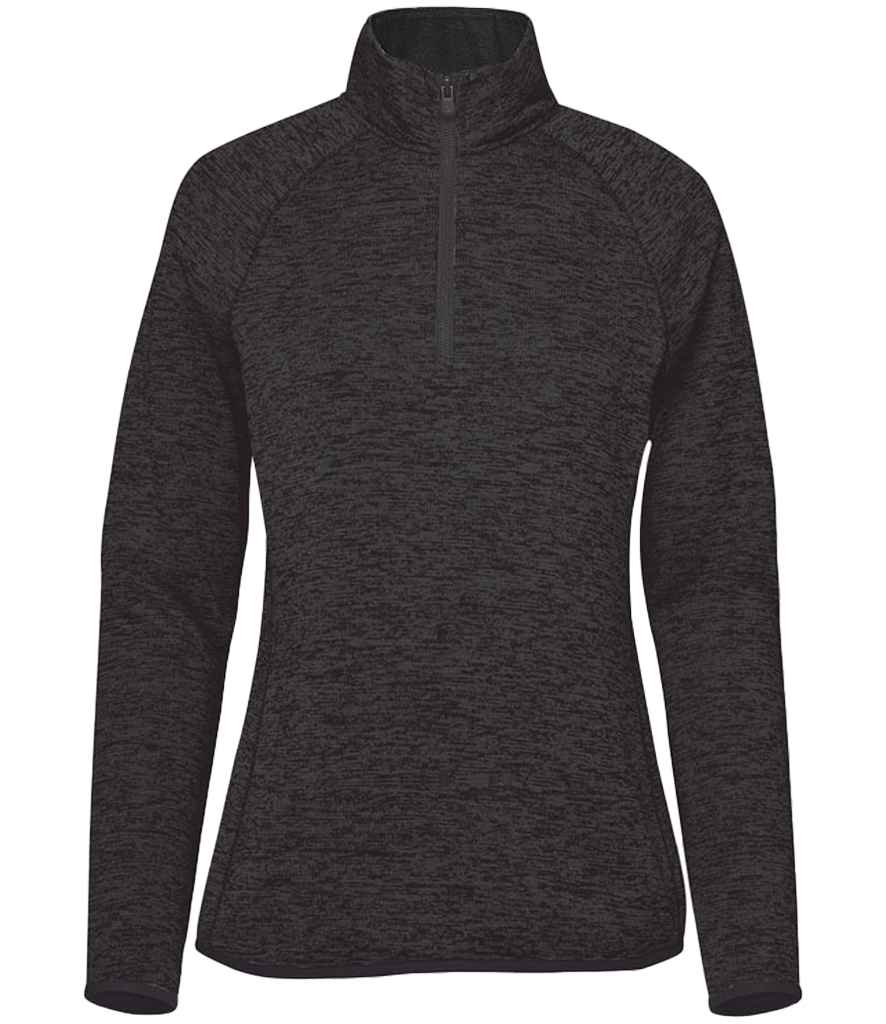 [FPX2W BKH XS] Stormtech Ladies Yosemite 1/2 Zip Pullover (XS, Black Heather)