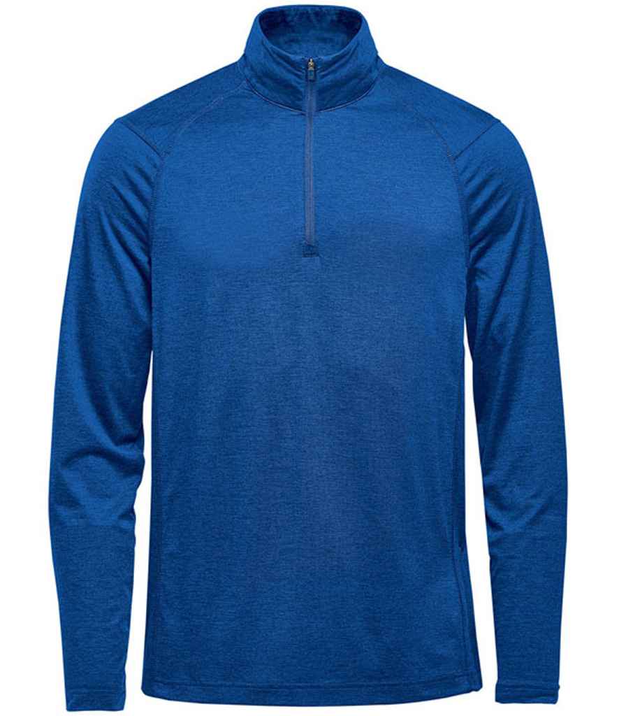 [HXR1 CBHE S] Stormtech Milano 1/4 Zip Pullover (S, Classic Blue Heather)