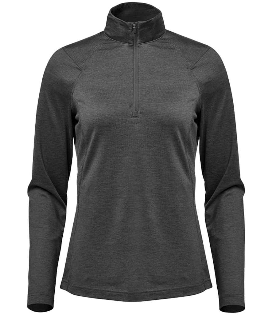 [HXR1W CHEA XS] Stormtech Ladies Milano 1/4 Zip Pullover (XS, Charcoal Heather)