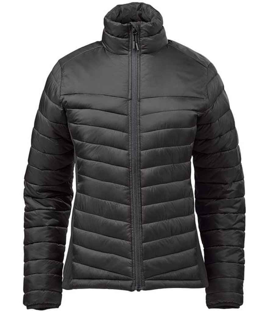 [PDX1W BK/GR XS] Stormtech Ladies Montserrat Thermal Jacket (XS, Black/Granite)