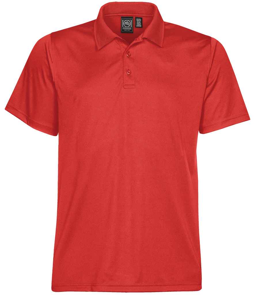 [PG1 BRE S] Stormtech Eclipse H2X-DRY® Piqué Polo Shirt (S, Bright Red)