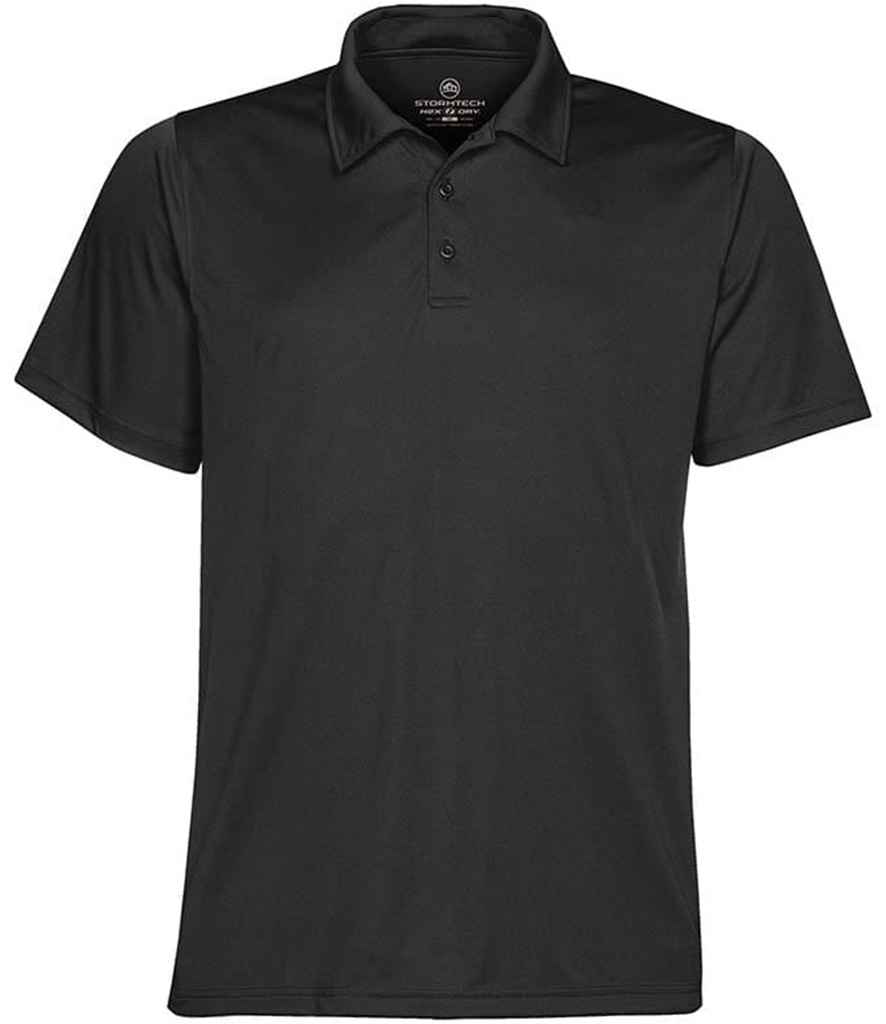 [PS1 BLK S] Stormtech Apollo H2X-DRY® Polo Shirt (S, Black)