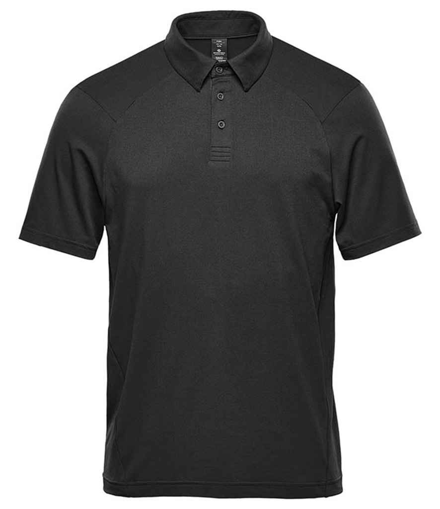 [TFX1 BLK S] Stormtech Camino Performance Polo Shirt (S, Black)