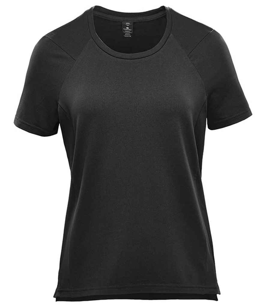 [TFX2W BLK XS] Stormtech Ladies Tundra Performance T-Shirt (XS, Black)