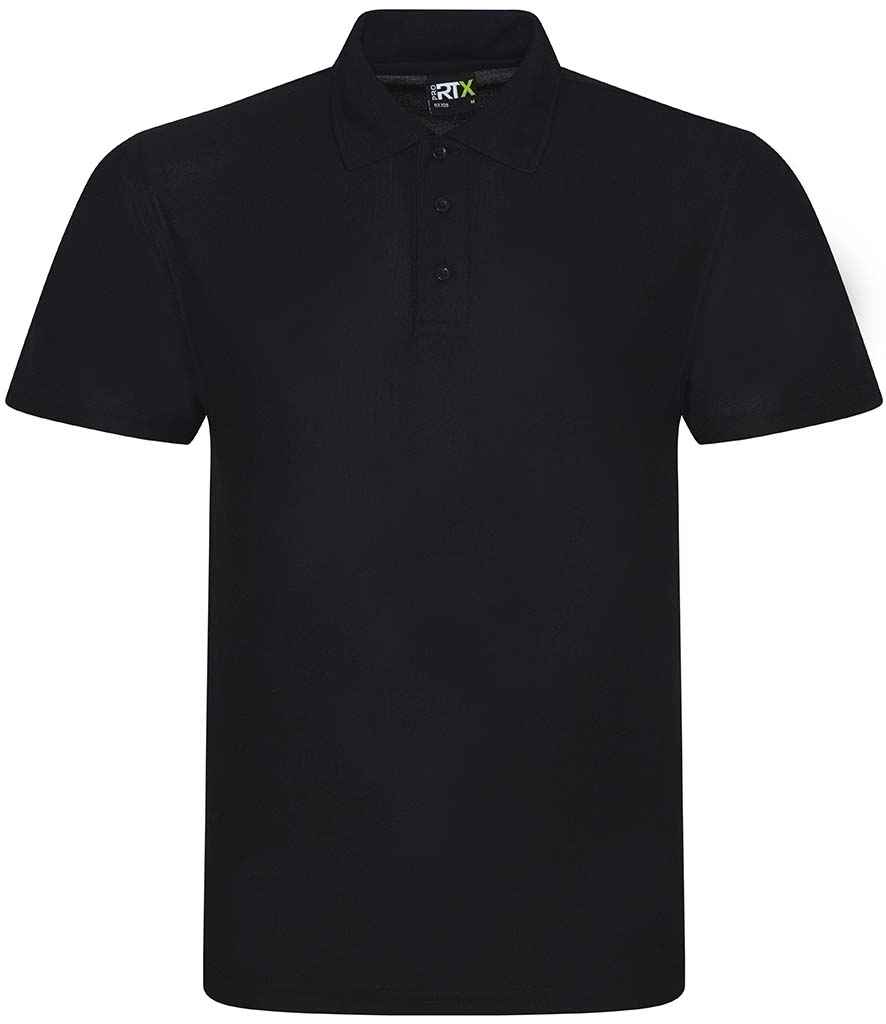 Pro RTX Pro Polyester Polo Shirt (Black, Small)