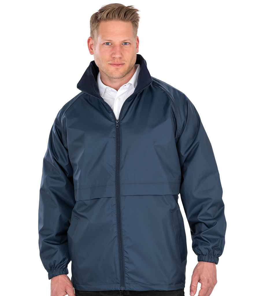 Result Core Micro Fleece Lined Jacket (Black, Small)