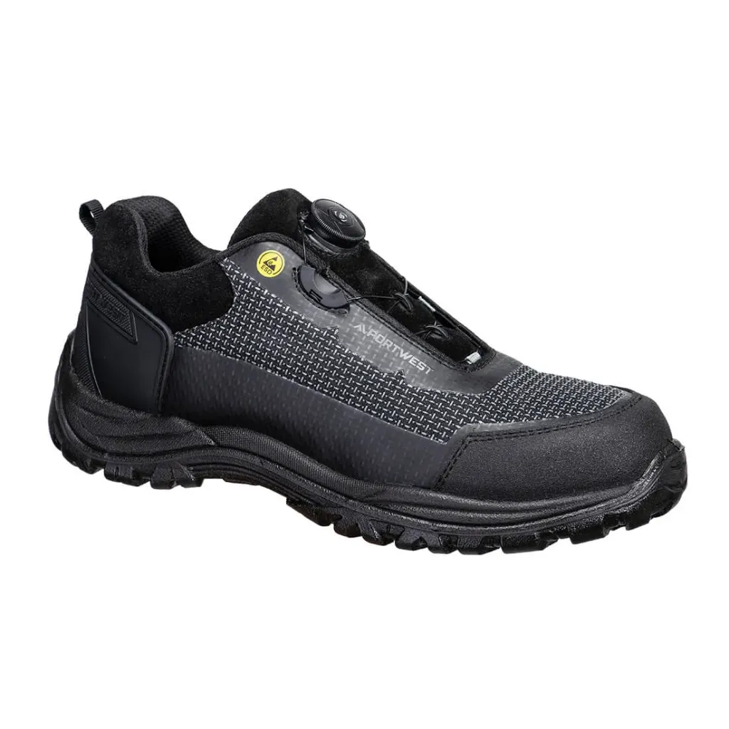 [FE05BGY 4] FE05 - Composite Textile Low Shoe S3S (4/37, Black/Grey)