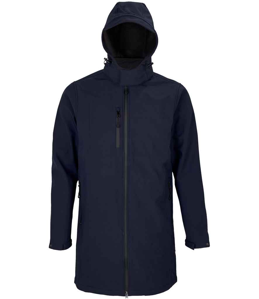 [03793 NGT S] NEOBLU Achille Long Soft Shell Jacket (S, Night Blue)