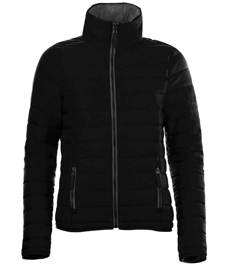 [01170 BLK S] SOL'S Ladies Ride Padded Jacket (S, Black)