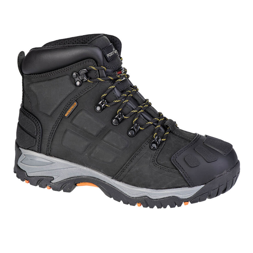 [FT05BRR39] Monsal Steel Leather Ankle Boot S7 (39)