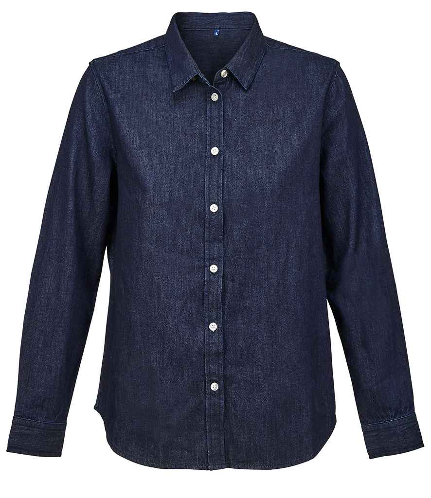 [04797 BTD S] NEOBLU Ladies Bennett Denin Shirt (S, Brut Denim)