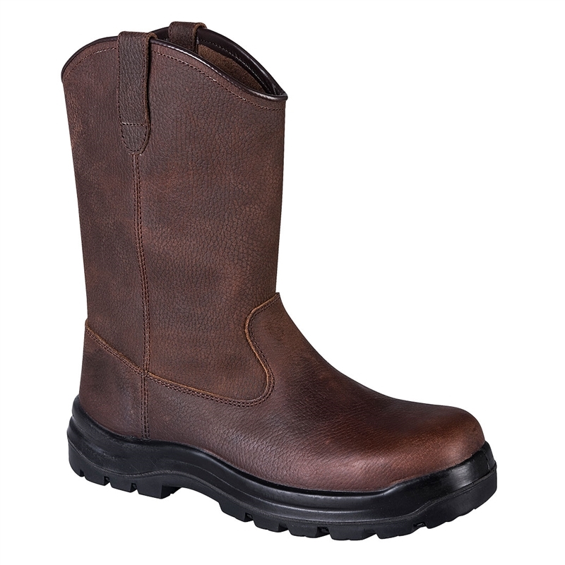 [FC16BRR38] Composite Leather Rigger Boot S3S HRO FO SR (38)