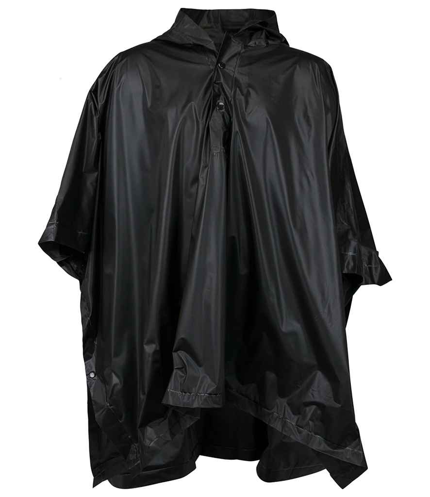 [SC19 BLK ONE] Splashmacs Kids Rain Poncho (Black)