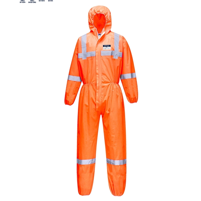 [ST36ORRM] BizTex SMS Coverall Type 5/6 (Pk50) (M)