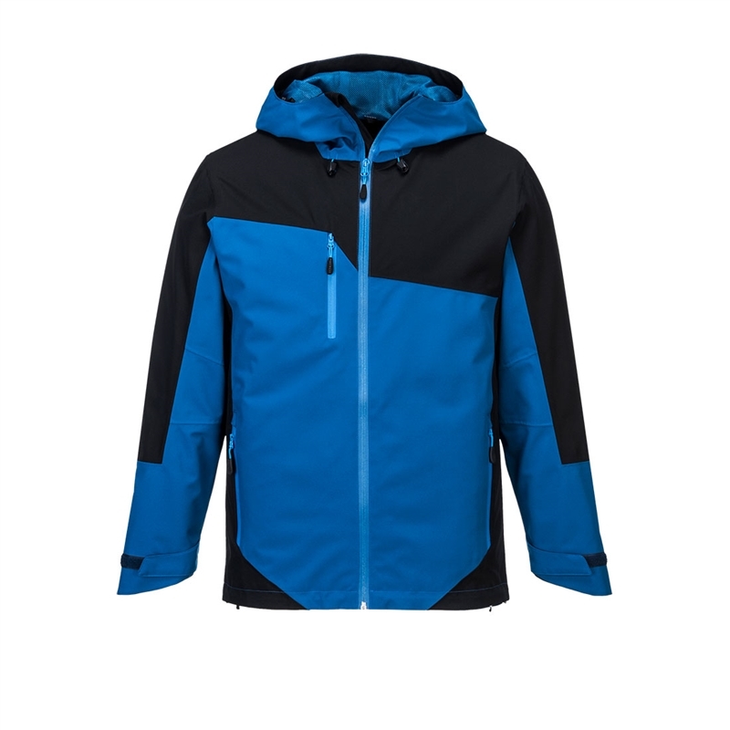 Two-Tone Shell Jacket (Blue/Black, S)