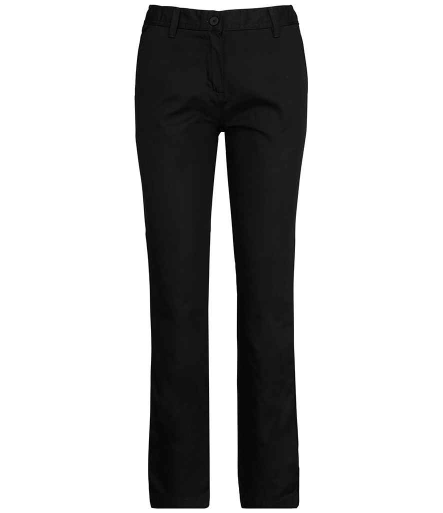 [WK739 BLK XS] WK Designed to Work Ladies Day to Day Trousers (XS, Black)