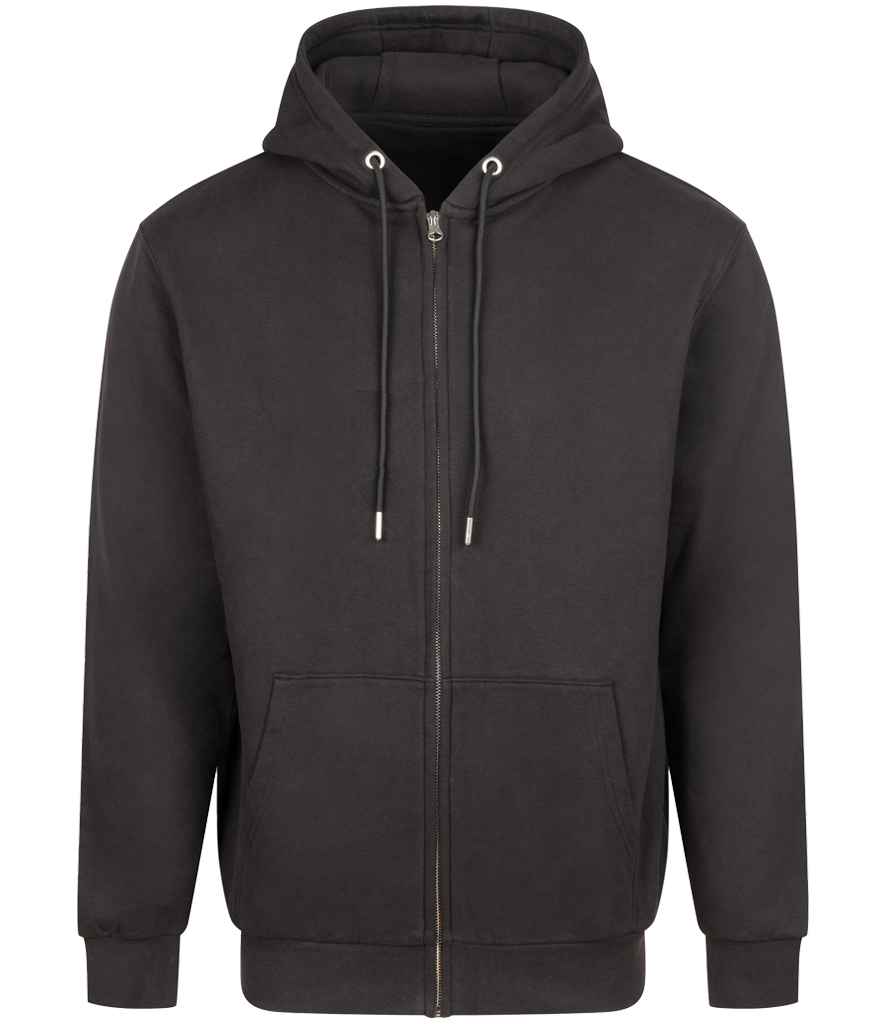 [AM102 BLK XS] Anthem Unisex Studio Full Zip Hoodie (XS, Black)