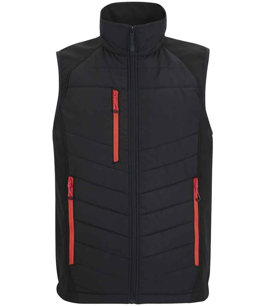 [RG735 BK/CS XS] Regatta Pro Universal Bodywarmer (XS, Black/Classic Red)