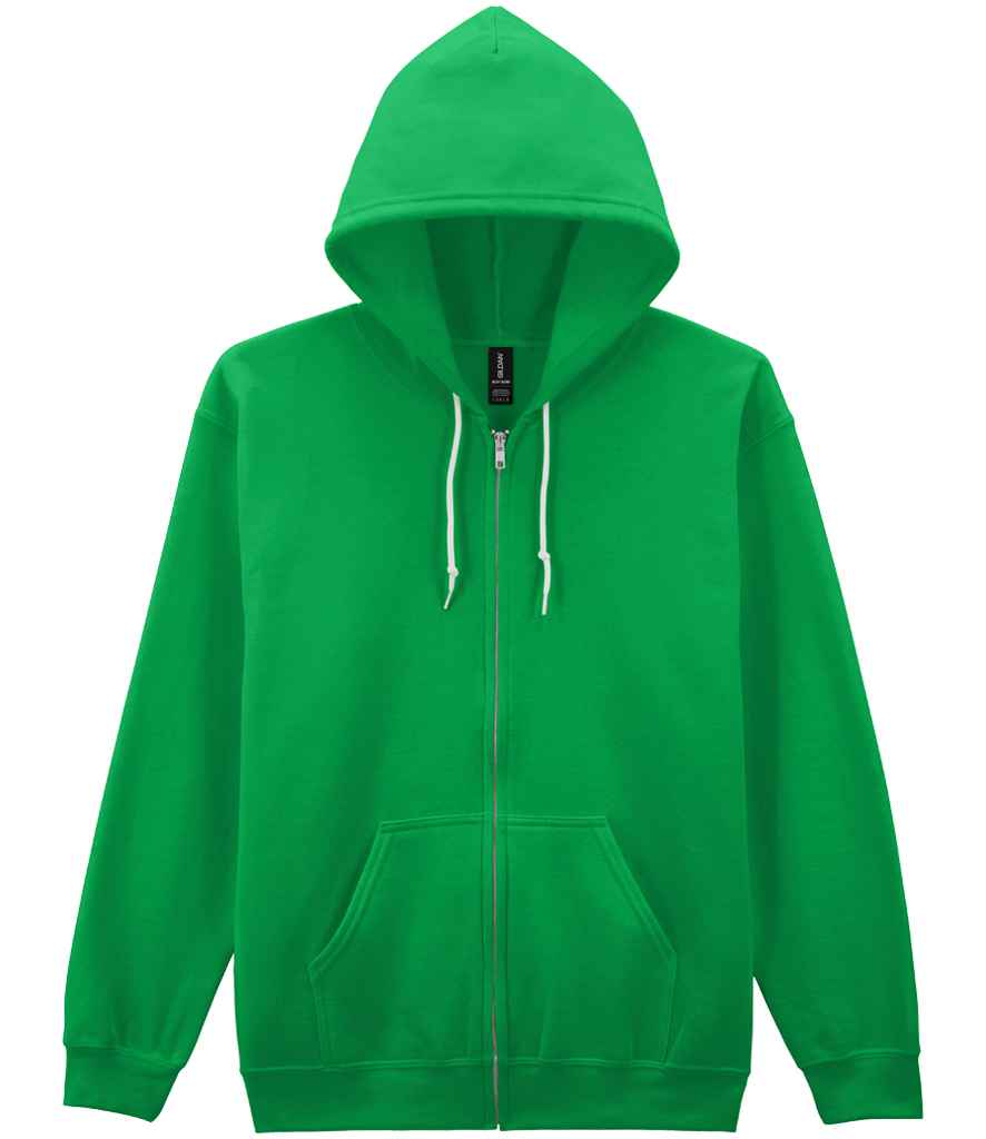 [GD58 IGN S] Gildan Heavy Blend™ Zip Hooded Sweatshirt (Irish Green, S)