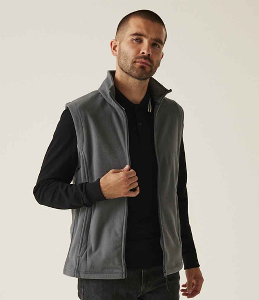 [RG115 SEG S] Regatta Micro Fleece Bodywarmer (S, Seal Grey)