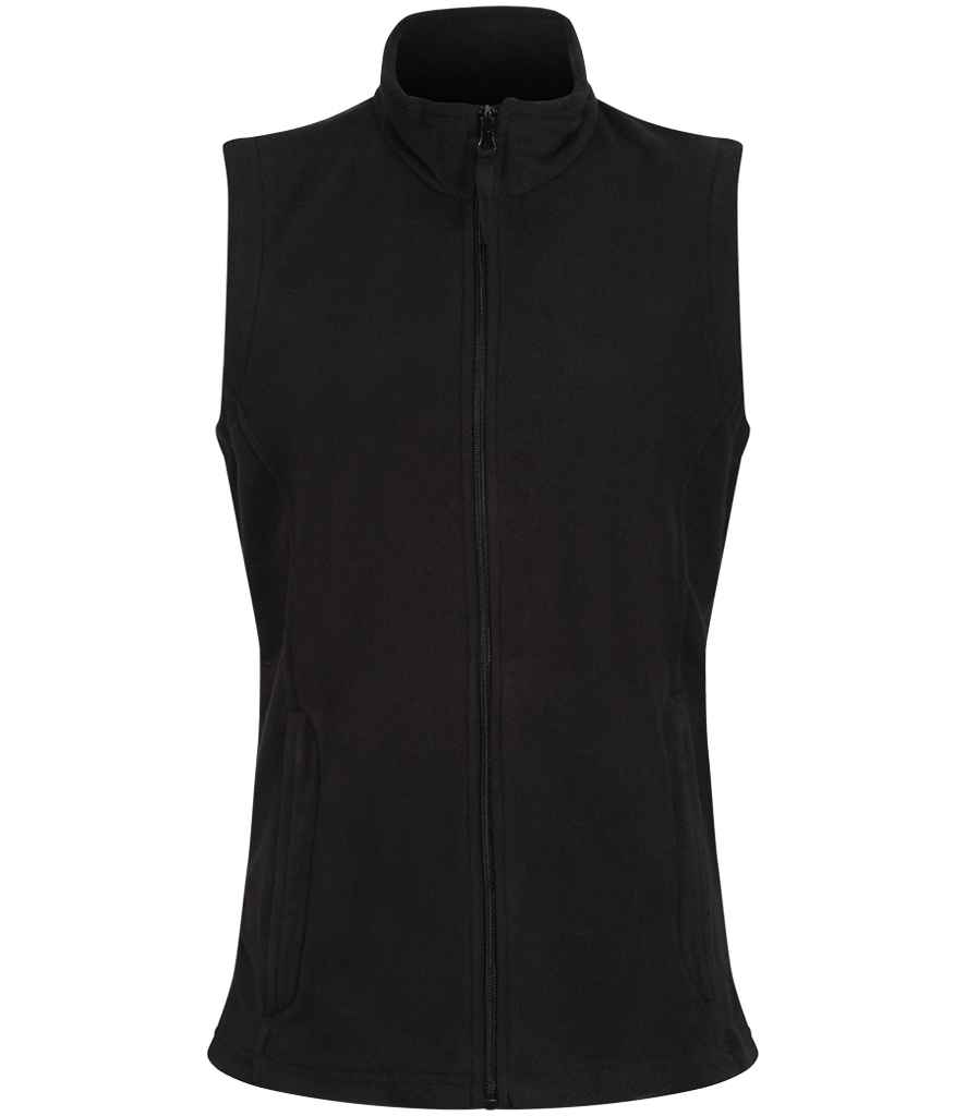 [RG116 BLK 8] Regatta Ladies Micro Fleece Bodywarmer (8, Black)